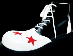 Wingtip - Black/White Clown Shoes