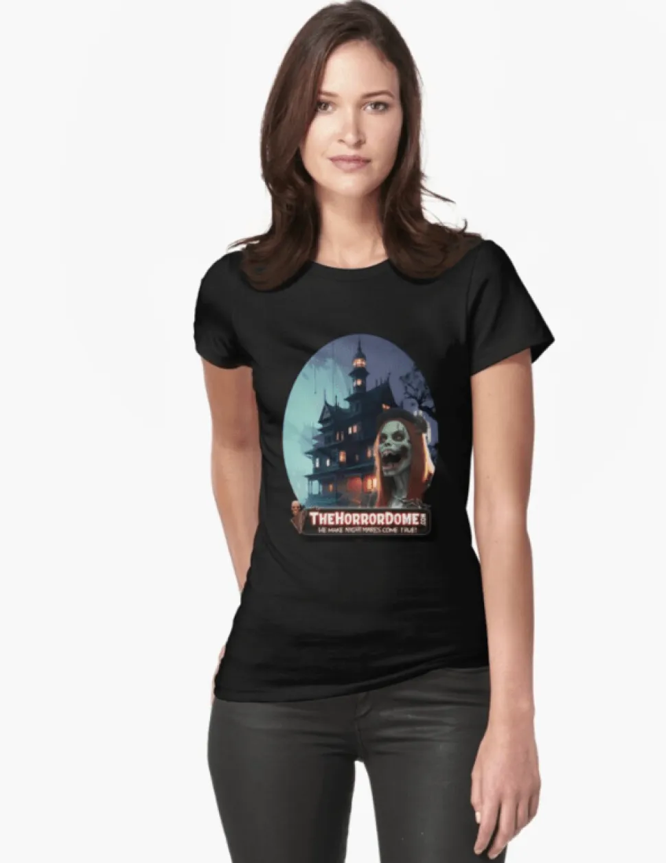 Women's HorrorDome Ghoul Fitted T-Shirt