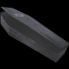 60" Wooden-Look Black Coffin With Lid Halloween Decoration