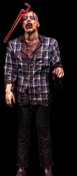 Wrench Smashed Oscar Zombie Professional Full Body Halloween Prop