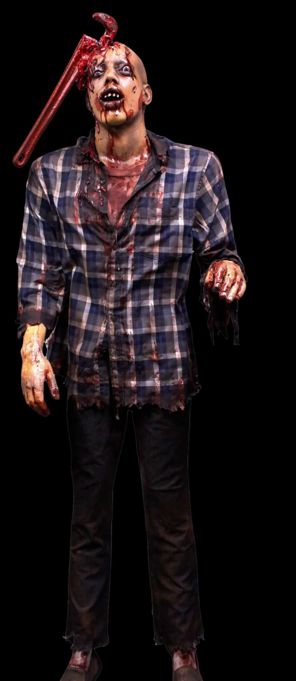 Wrench Smashed Oscar Zombie Professional Full Body Halloween Prop