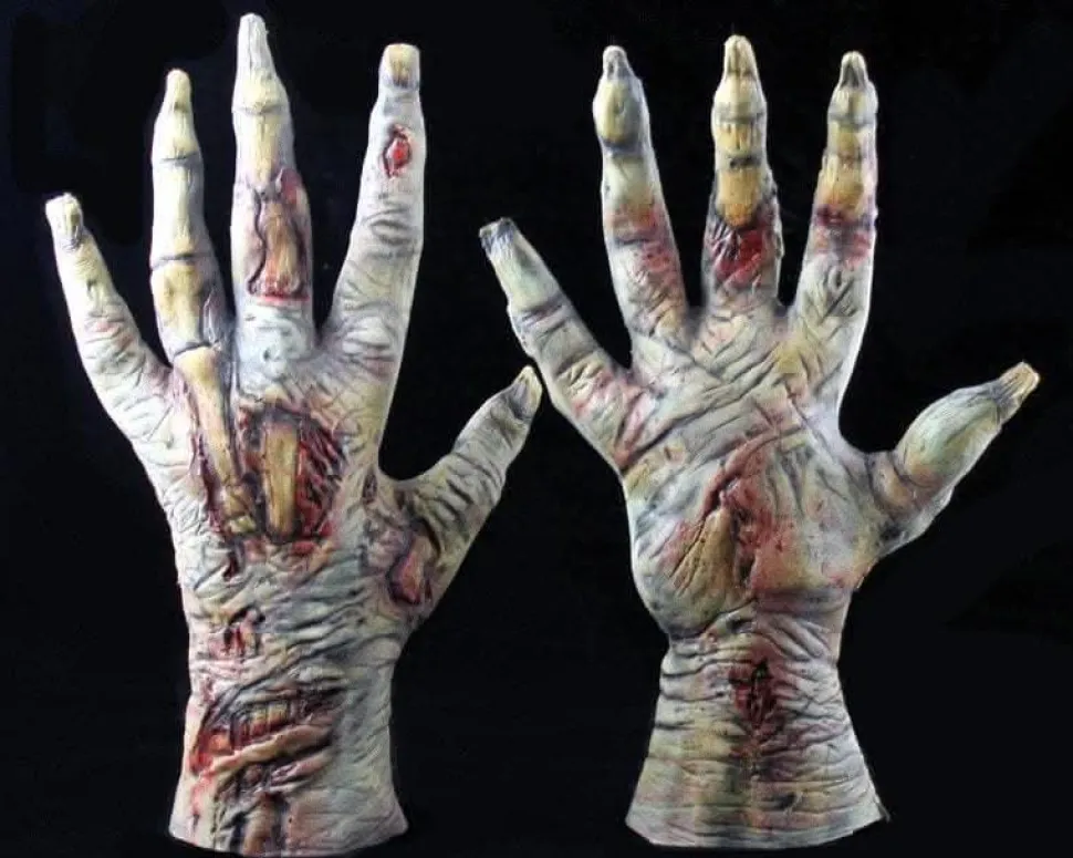 Zombie Skeleton Hands Halloween Costume Gloves