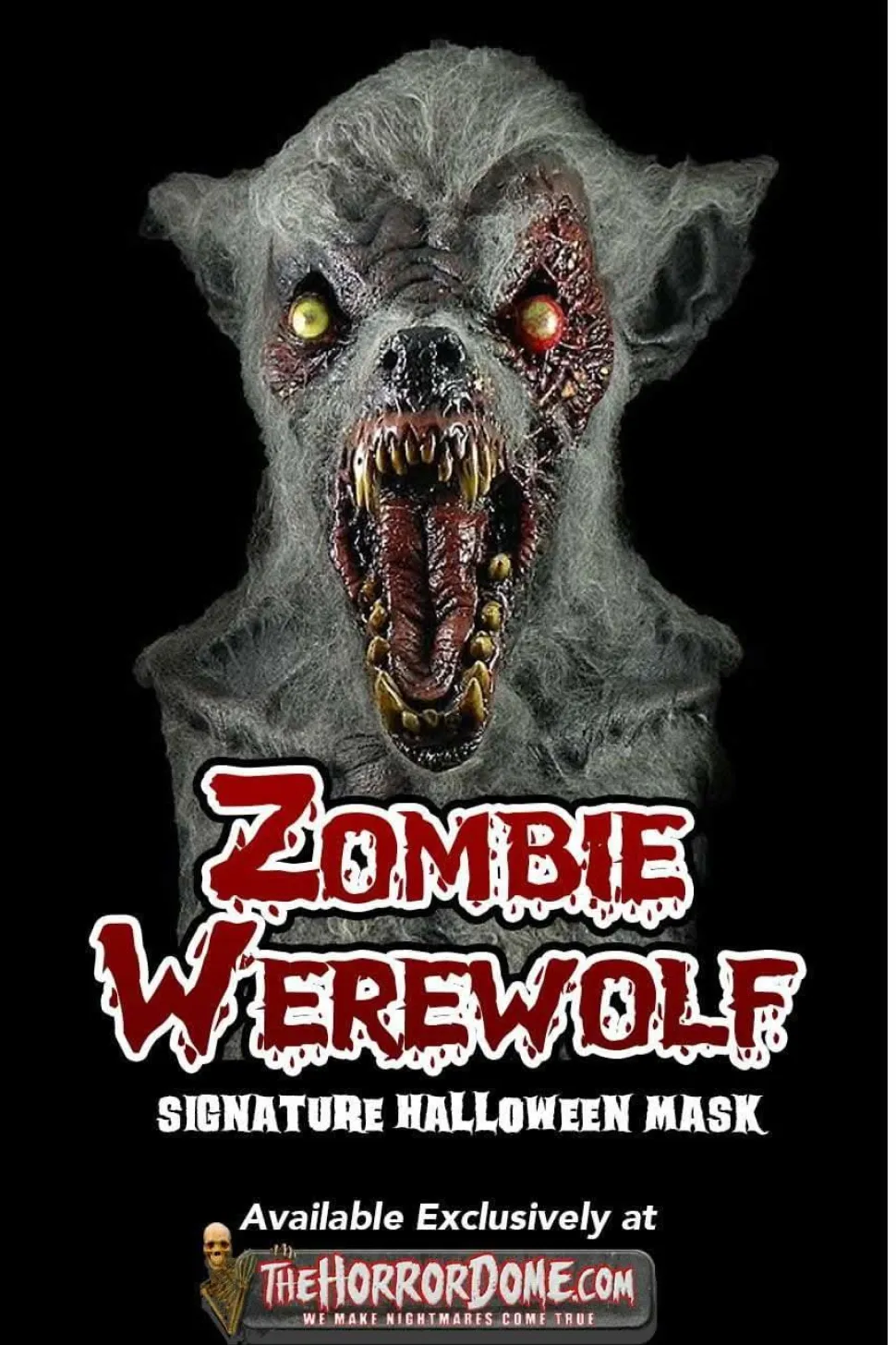 Zombie Werewolf HD Studios Pro Halloween Mask