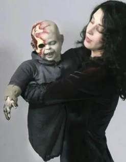 Zombie Zack the Baby Halloween Puppet Prop